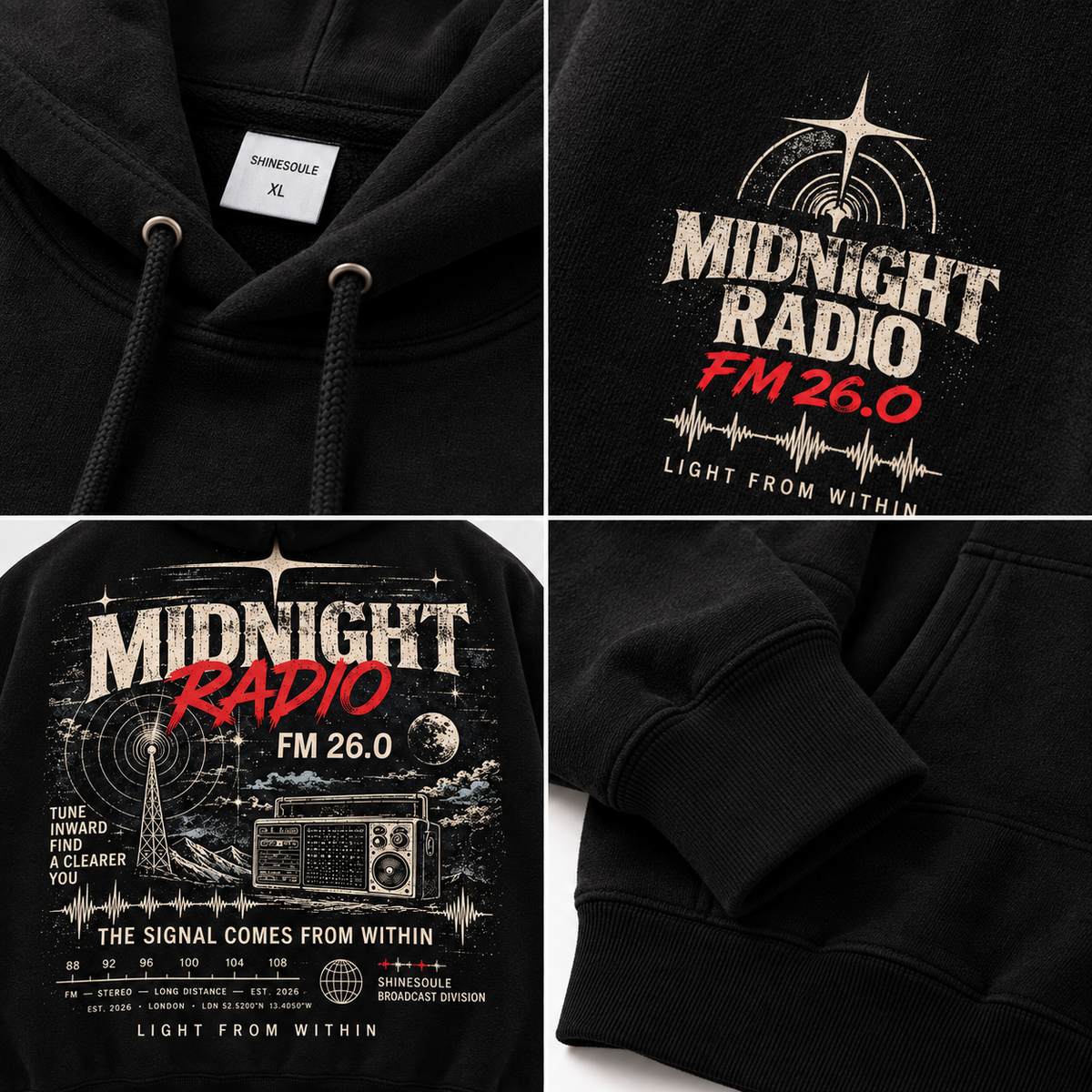 Midnight Radio Hoodie