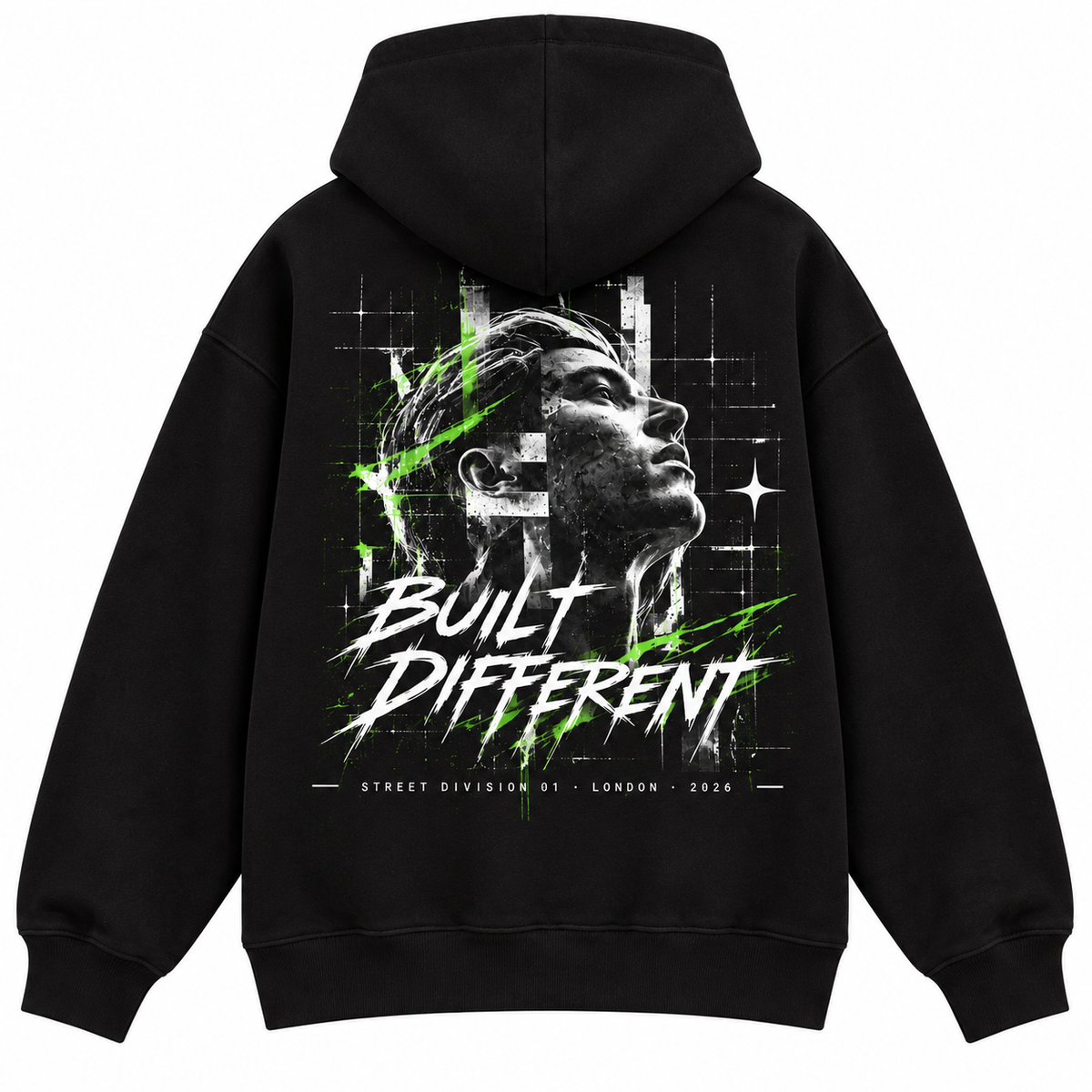 Built Different Graphic Hoodie