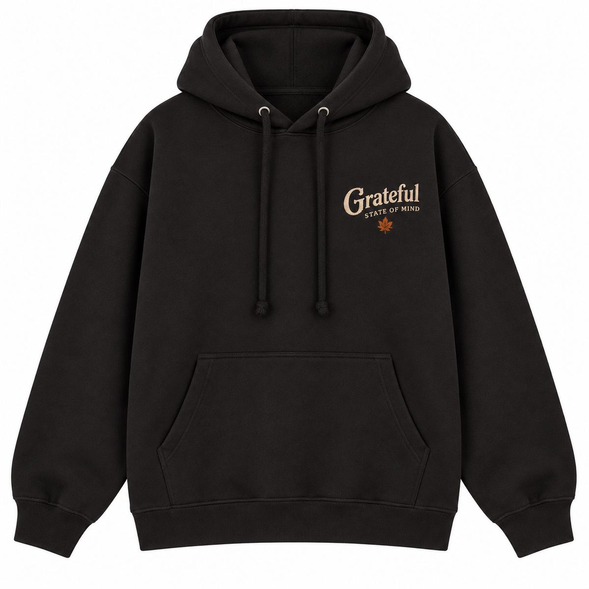 SHINESOULE Grateful State of Mind Hoodie - Black