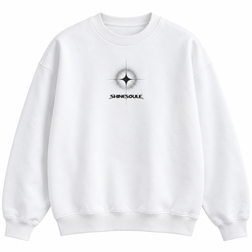 Light Through The Cracks Graphic Crewneck Sweatshirt
