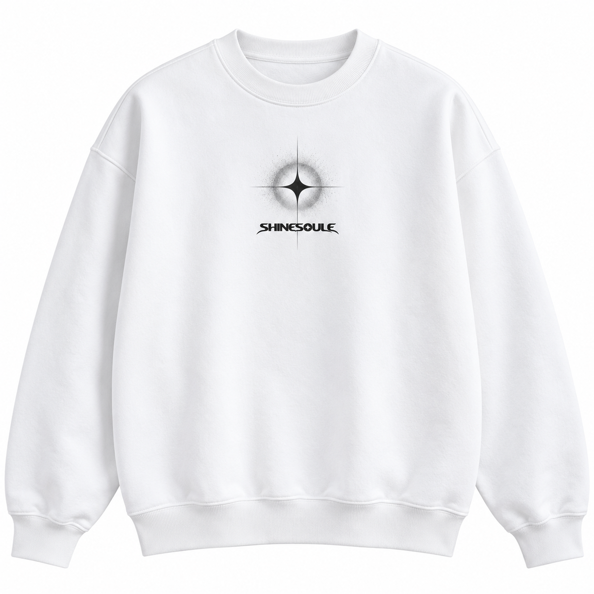 Light Through The Cracks Graphic Crewneck Sweatshirt